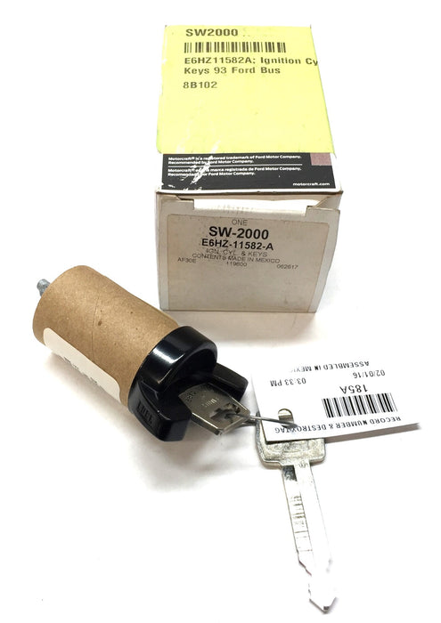 Ford/Motorcraft Lock Cylinder With Keys (2) E6HZ-11582-A (SW-2000) NOS