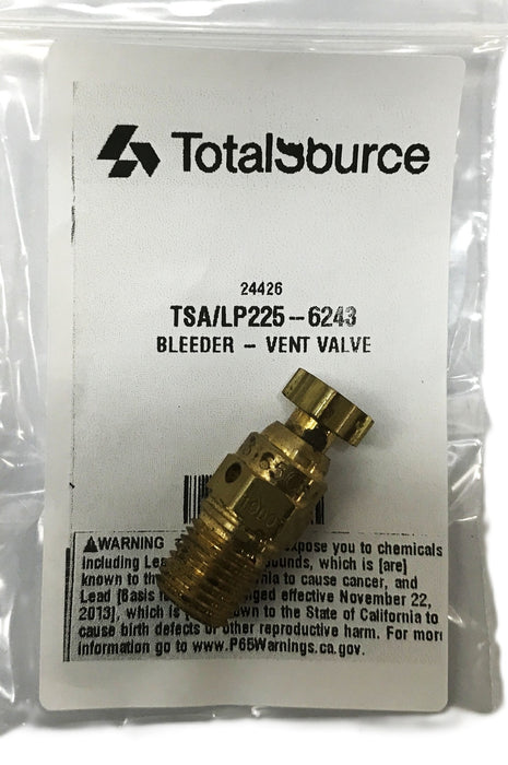 Total Source Forklift Vent Valve Bleeder LP225-6243 [Lot of 5] NOS