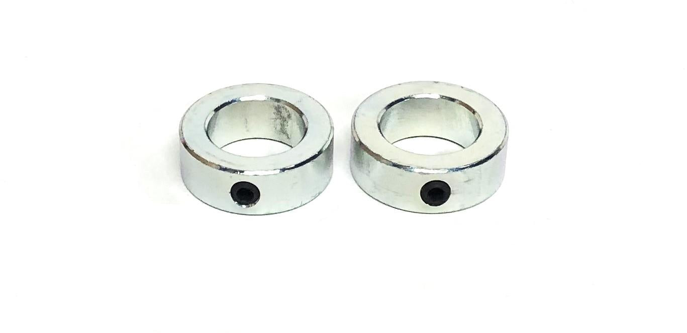Unbranded 2 Inch Chrome Bearing Collar 1-1/4 Inch Bore [Lot of 2] NOS