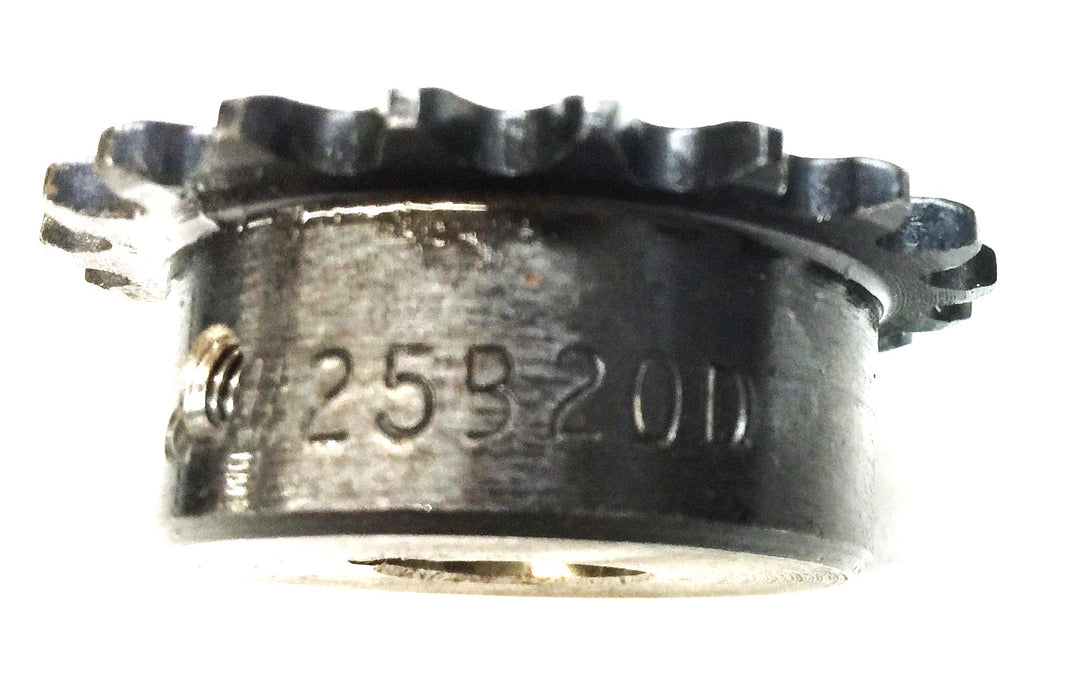 Tri-Clover Single Roller Chain Sprocket with .62" Bore 25B20D NOS