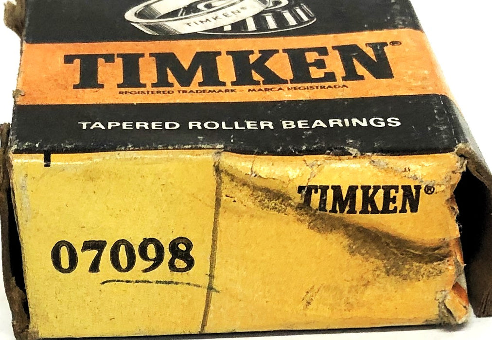 Timken Tapered Roller Bearing Cone 07098 [Lot of 3] NOS