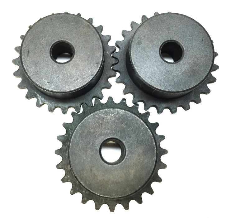 Martin Single Roller Chain Sprocket 25B24 [Lot of 3] NOS