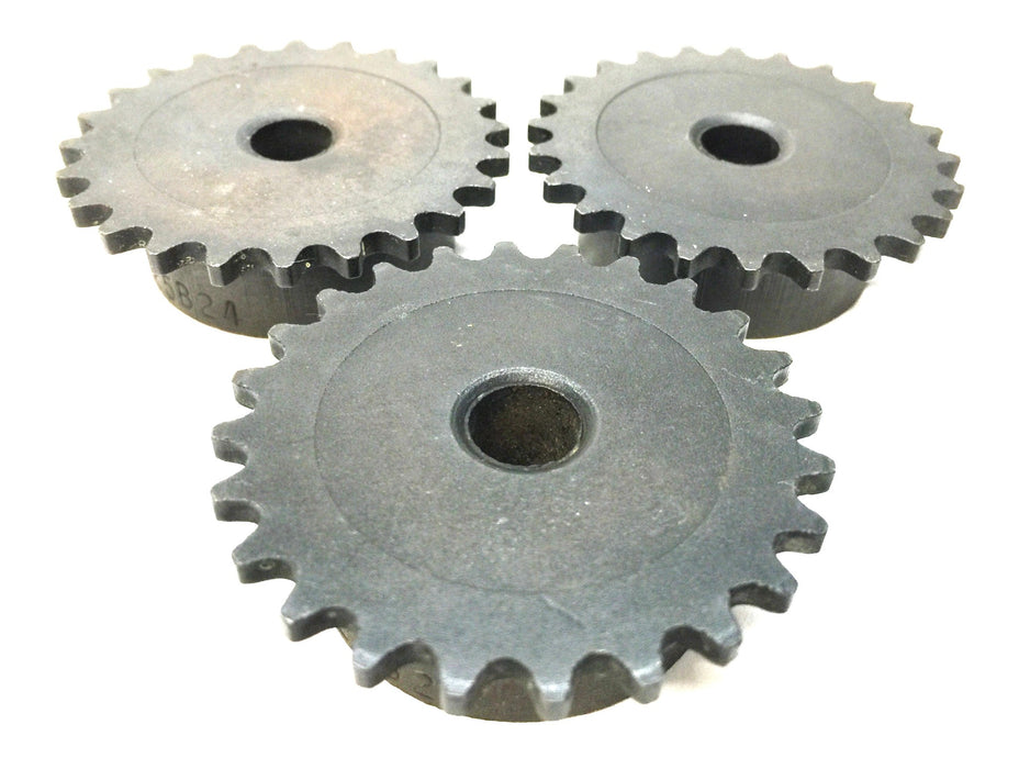 Martin Single Roller Chain Sprocket 25B24 [Lot of 3] NOS