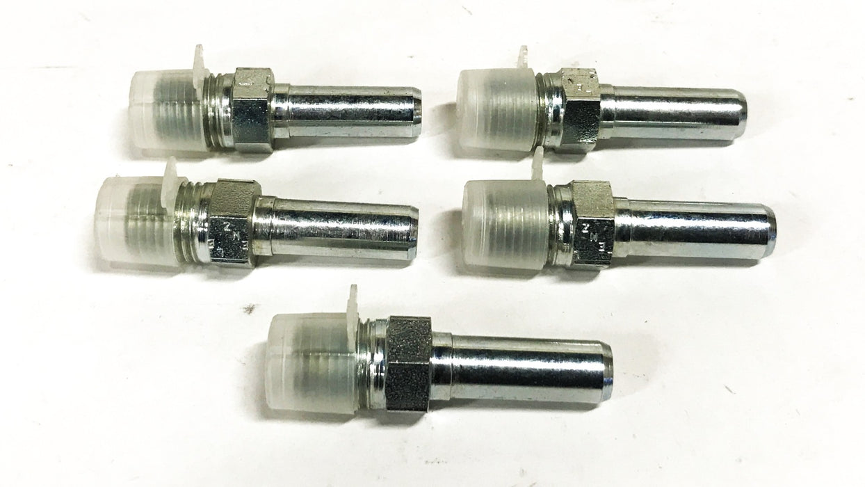 Lenz 1/4 inch x 3/8 inch Fluted Male Hose Adapter [Lot of 5] NOS