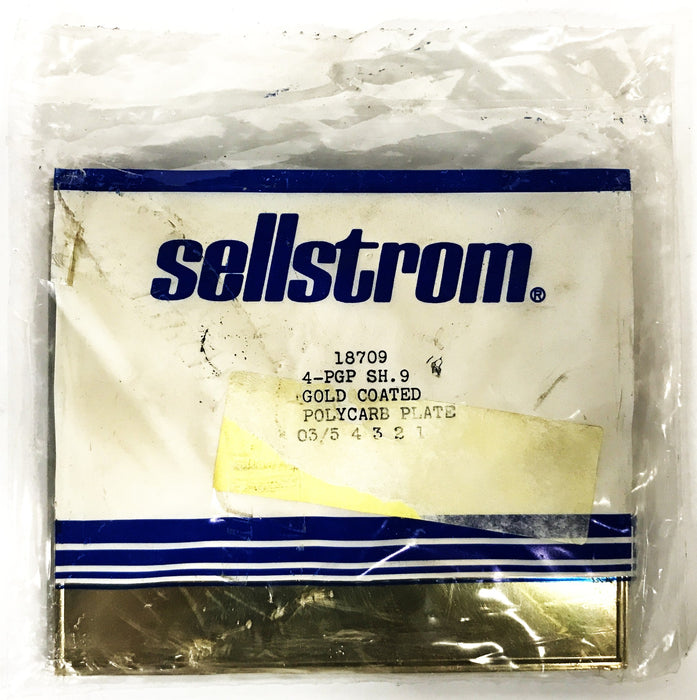 Salestrom Gold Coated Polycarbonate Filter Plates 18709 [Lot of 2] NOS