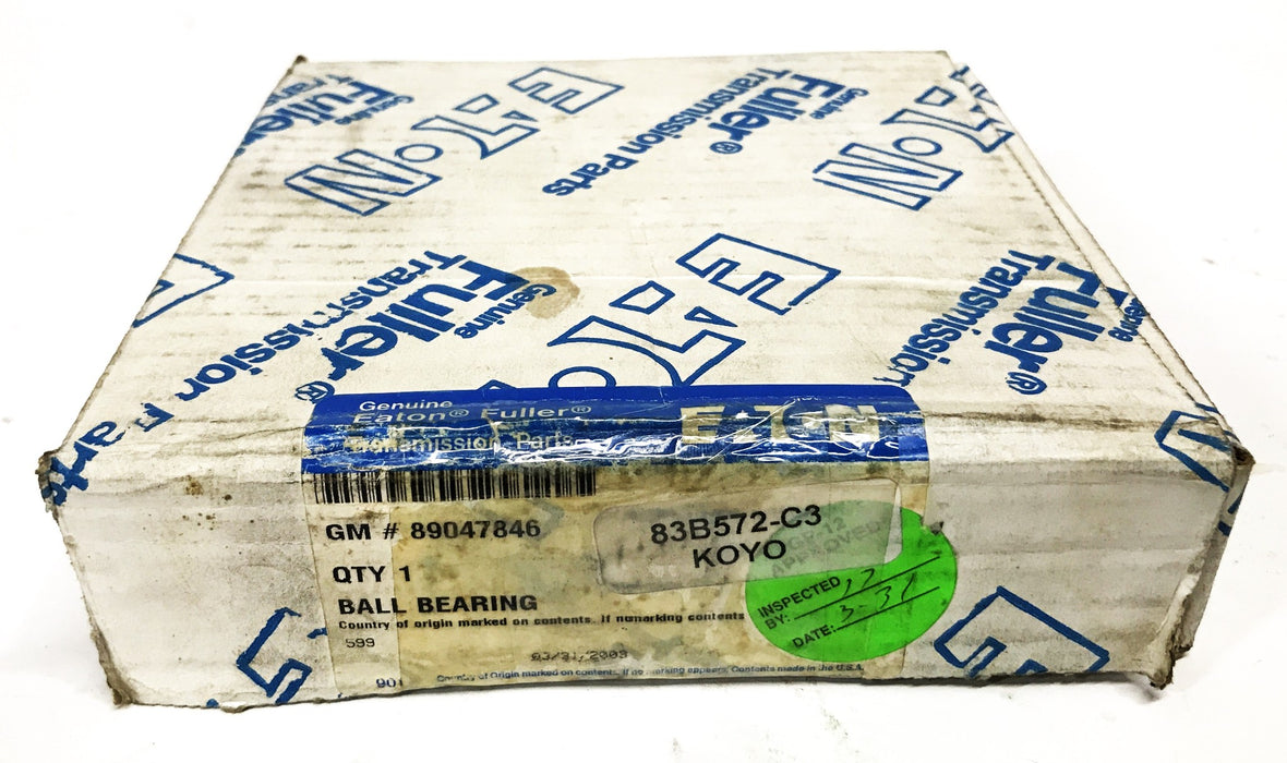 Koyo Deep Groove Ball Bearing 83B572-C3 NOS