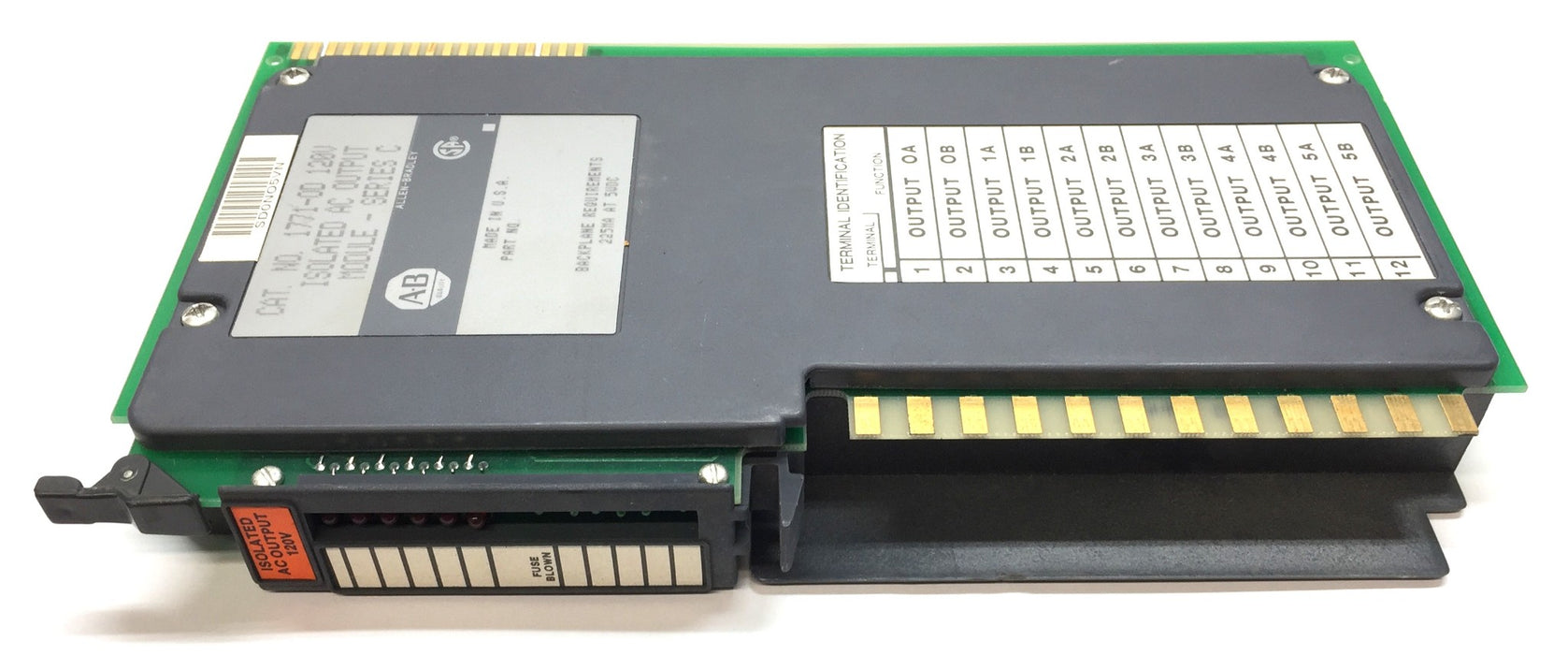 Allen-Bradley Isolated AC Output Module 1771-OD (960128) Series C USED