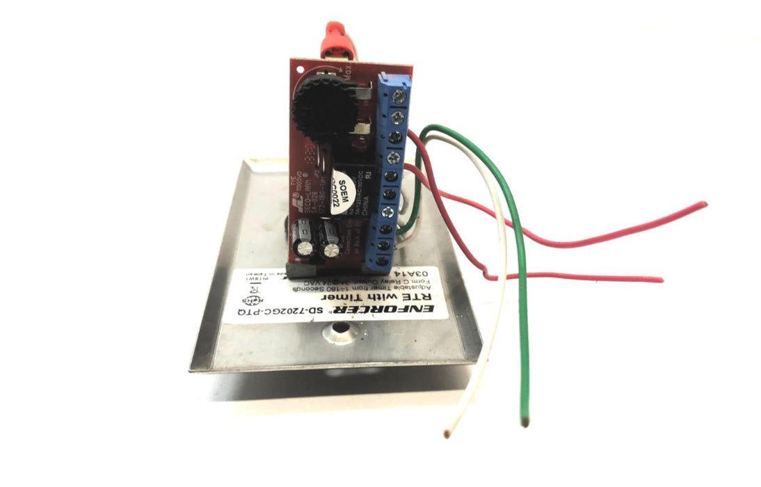 Enforcer Push To Exit Plate RTE W/ Timer (Untested) SD-7202GC-PTQ USED