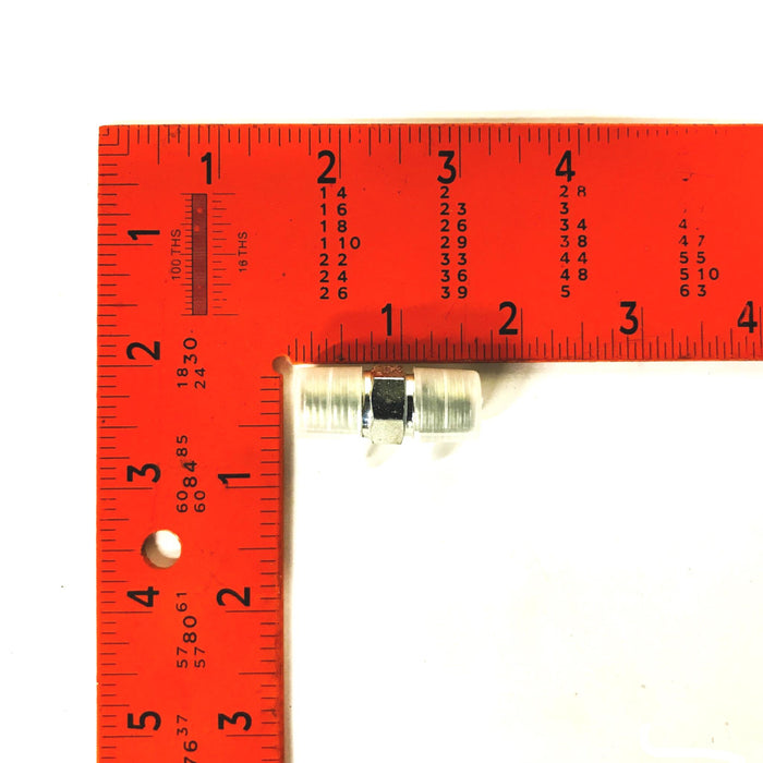 Lenz 1/4 inch x 1/4 inch Male Straight Hose fitting [Lot of 7] NOS