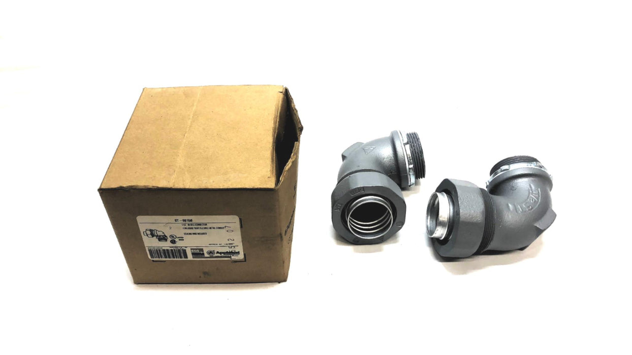 Appleton Pack of (2) 1-1/2" 90 Degree Conduit Connector ST-90150 NOS