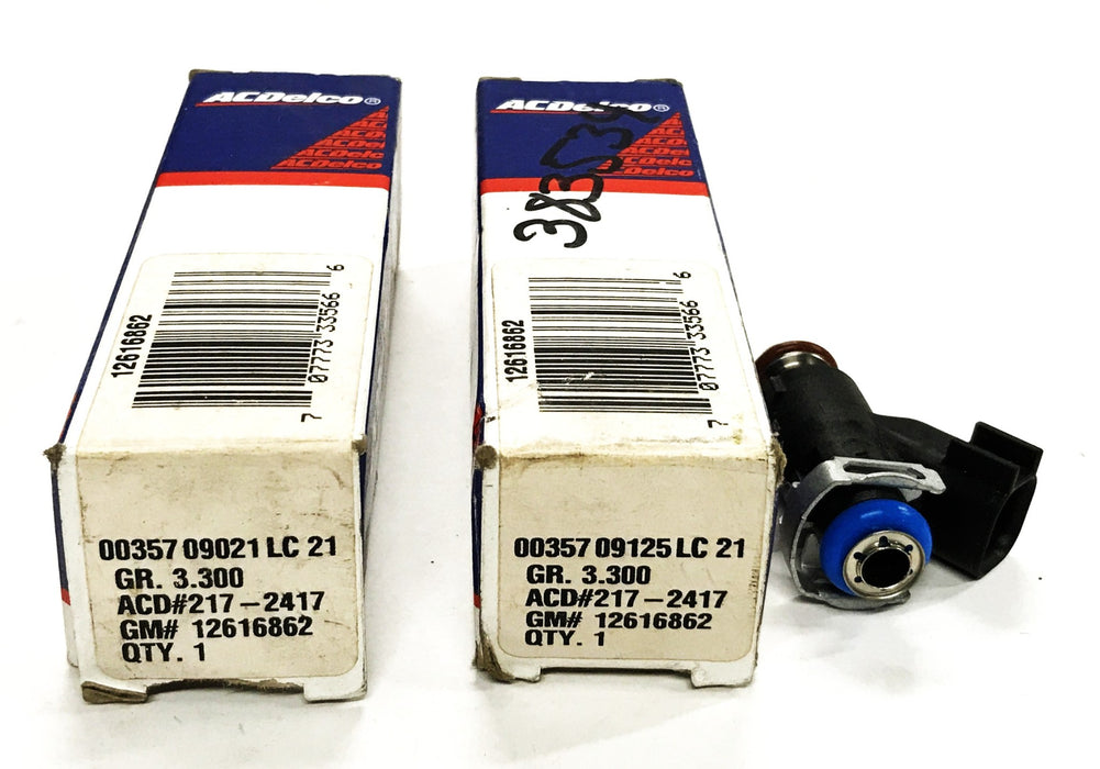 ACDelco GM Single Unit Fuel Injector 217-2417 [Lot of 2] NOS