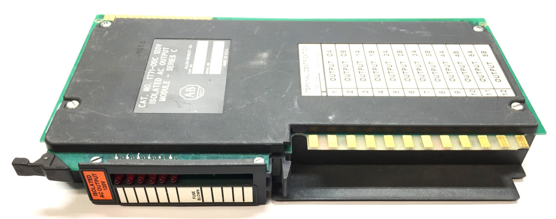 Allen-Bradley 120V Isolated AC Module 1771-ODC Series C [Lot of 2] USED