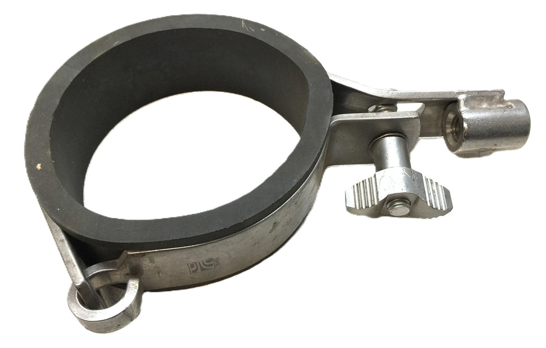 Unbranded 4-1/2" Rubber Lined 304SS Clamp USED