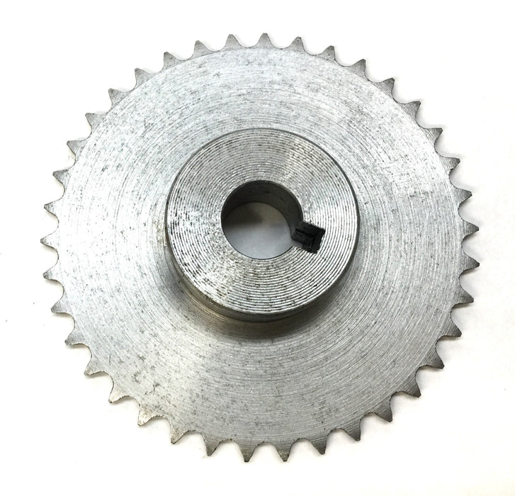 Ametric Roller Chain Sprocket 1/2" Bore with Keyway 04B-38 NOS