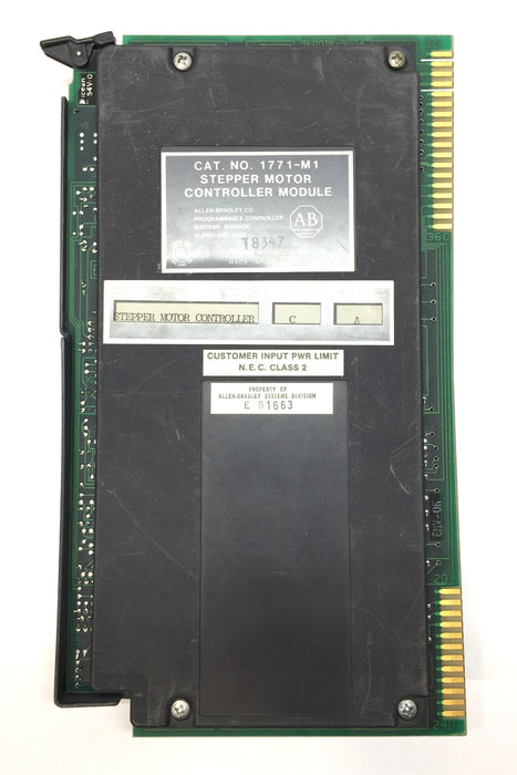 Allen-Bradley Stepper Motor Controller Module 1771-M1 Firm Rev.C Series.A USED