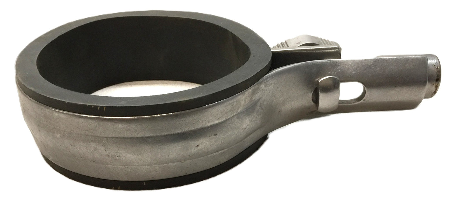 Unbranded 4-1/2" Rubber Lined 304SS Clamp USED