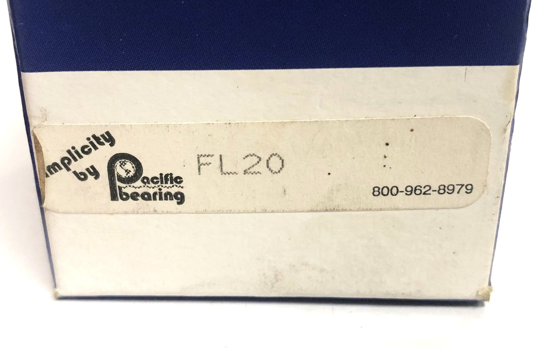 Pacific Bearing Linear Bearing FL20 NOS