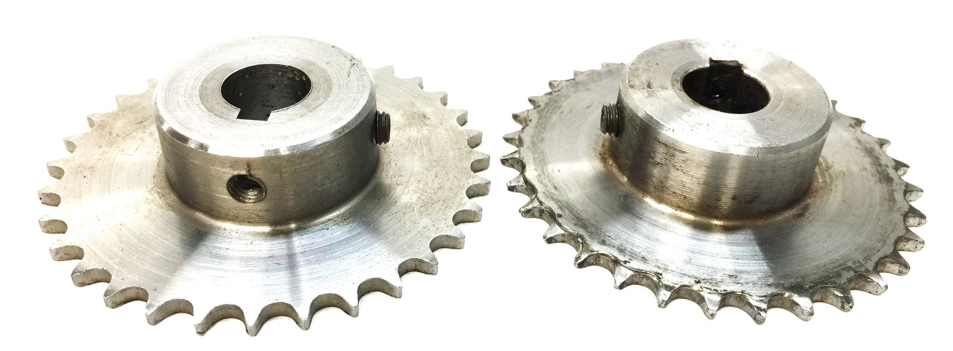 Ametric Roller Chain Sprocket 1/2" Bore with Keyway 32P6 [Lot of 2] USED