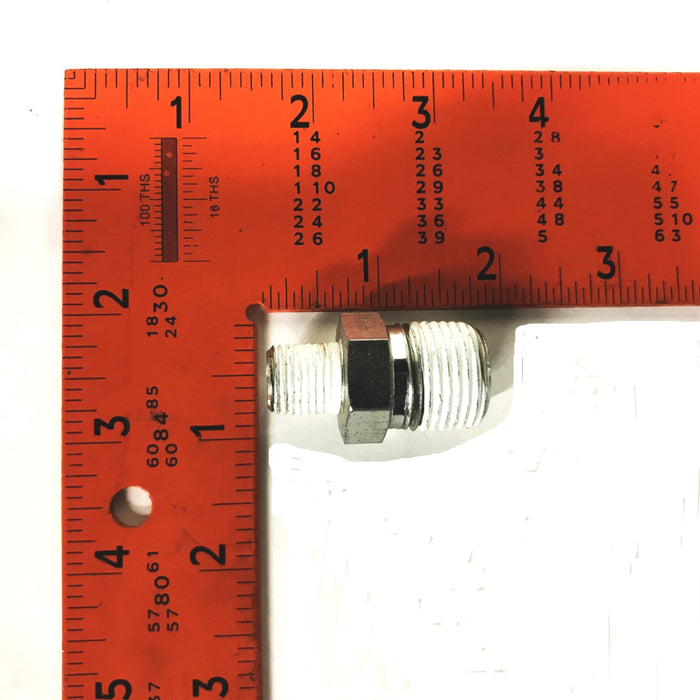 Lenz 1/4 inch Male x 1/2 inch Male Straight Hose Adapter [Lot of 6] NOS