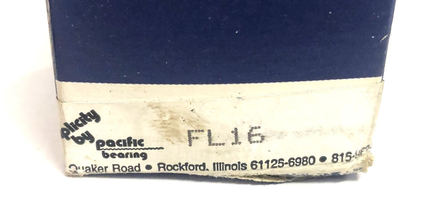 Pacific Bearing Linear Bearing FL16 NOS