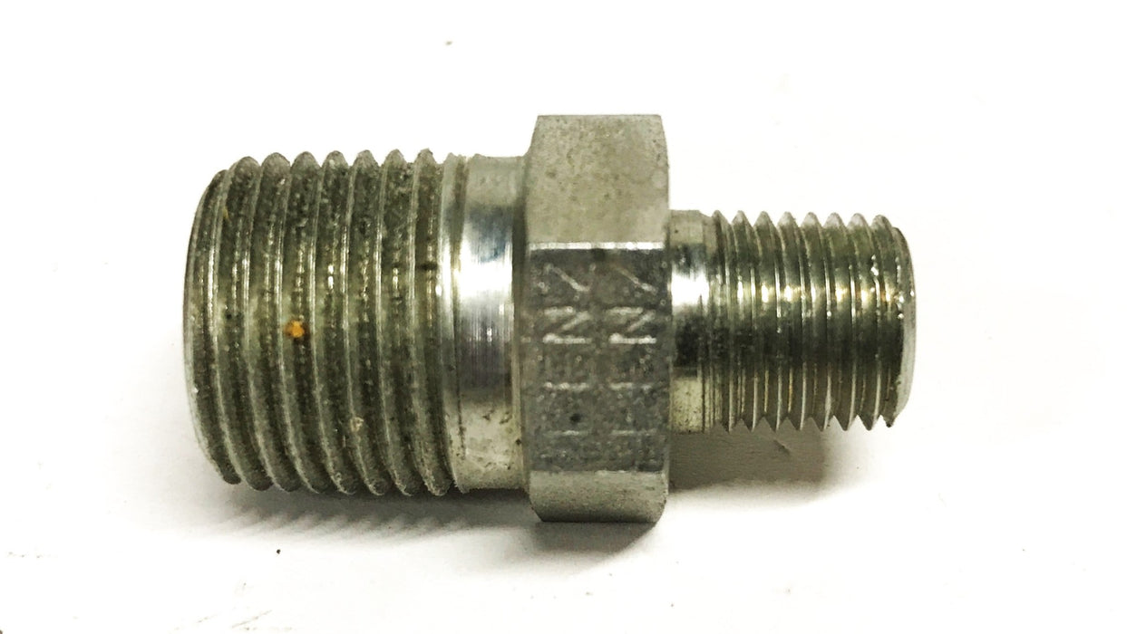 Lenz 1/4 inch Male x 1/2 inch Male Straight Hose Adapter [Lot of 6] NOS