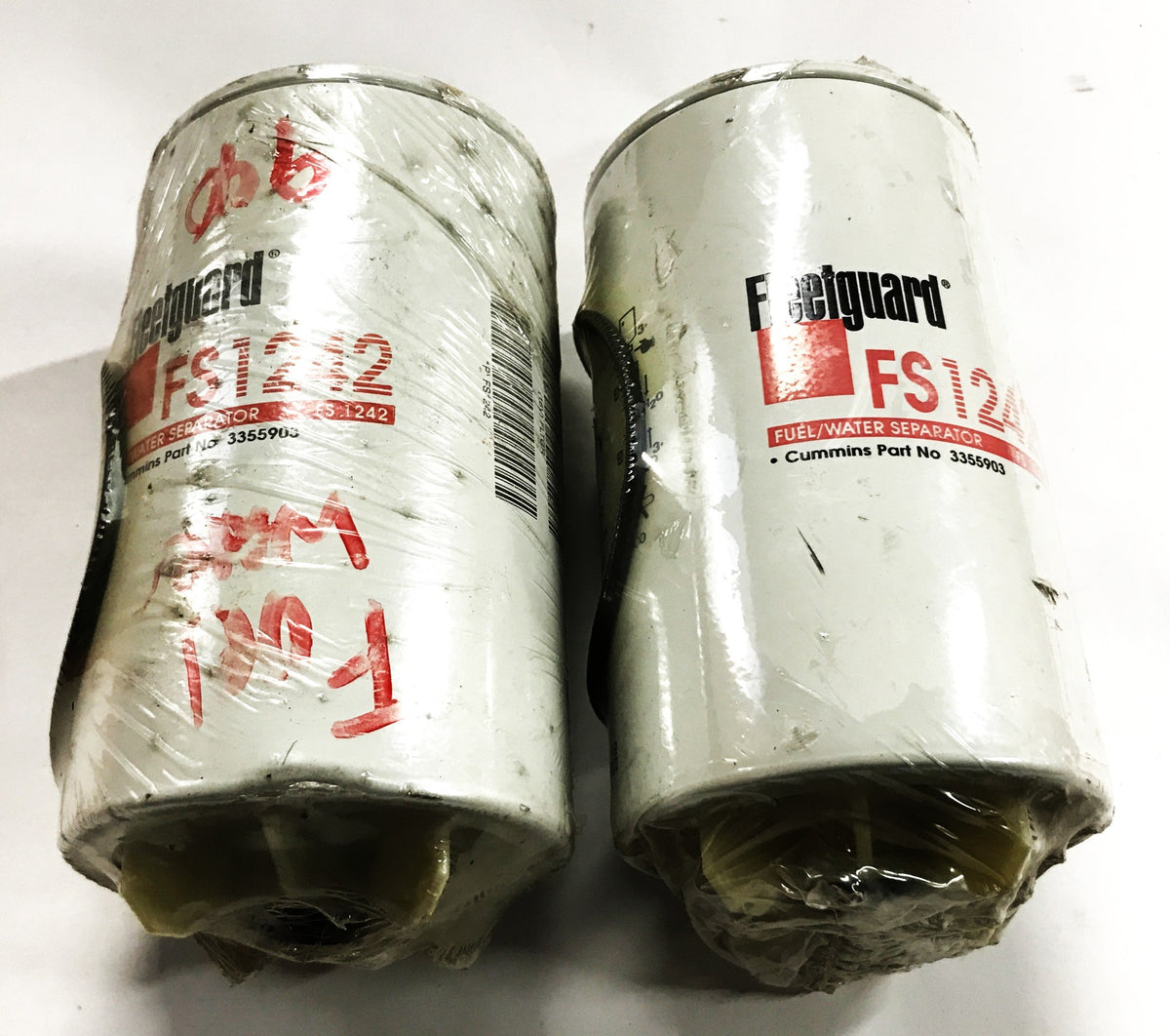 Fleetguard Diesel Fuel/Water Separator Filter FS1242 [Lot of 2] NOS ...