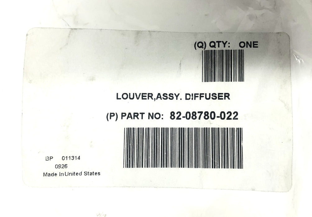 Gillig Diffuser Louver Assembly 82-08780-022 NOS