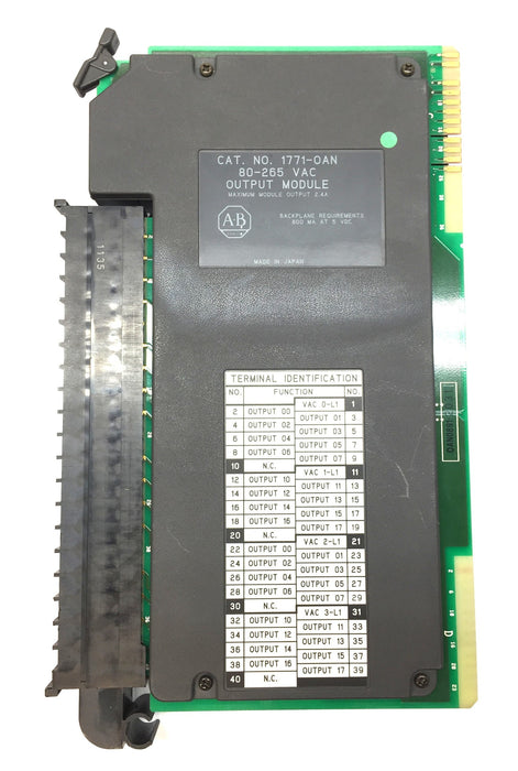 Allen-Bradley 80-265 VAC Output Module 1771-OAN NOS