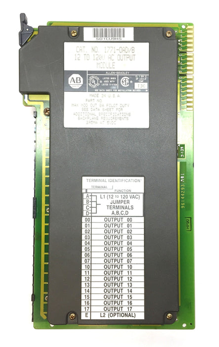 Allen-Bradley 12 to 120V AC Output Module 1771-OAD/B NOS