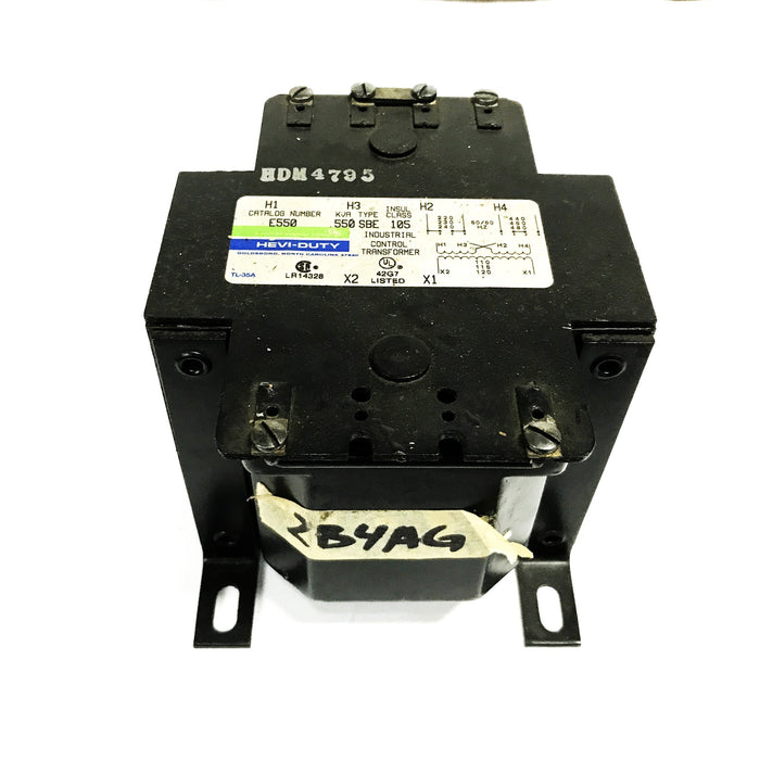 General Signal "Hevi-Duty" Industrial Control Transformer E550 USED