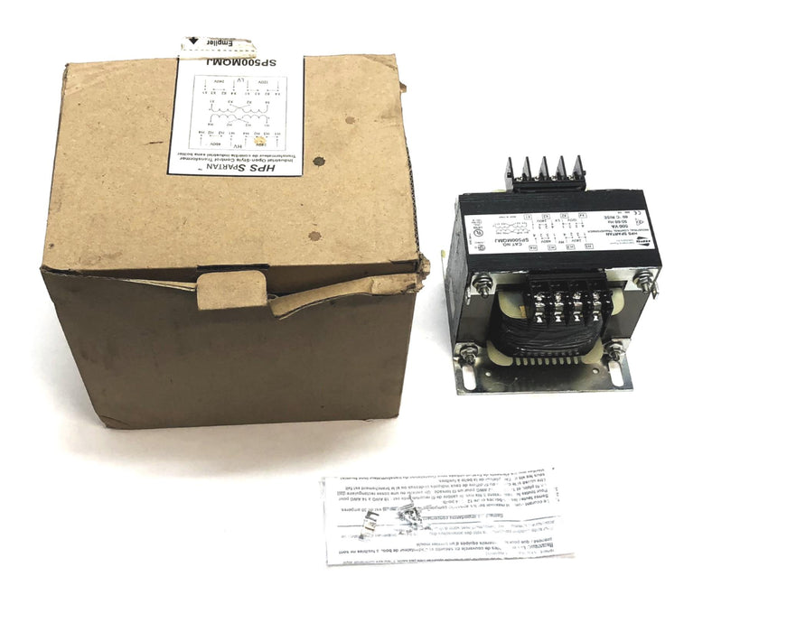 HPS Spartan 500VA 50/60HZ Industrial Control Transformer SP500MQMJ NOS