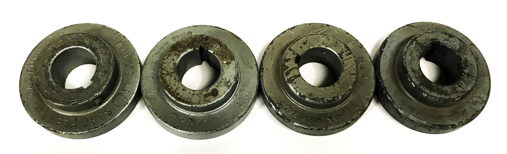 TB Woods Sure Flex Sleeve Coupling Flange 4J-7/8 [Lot of 4] NOS