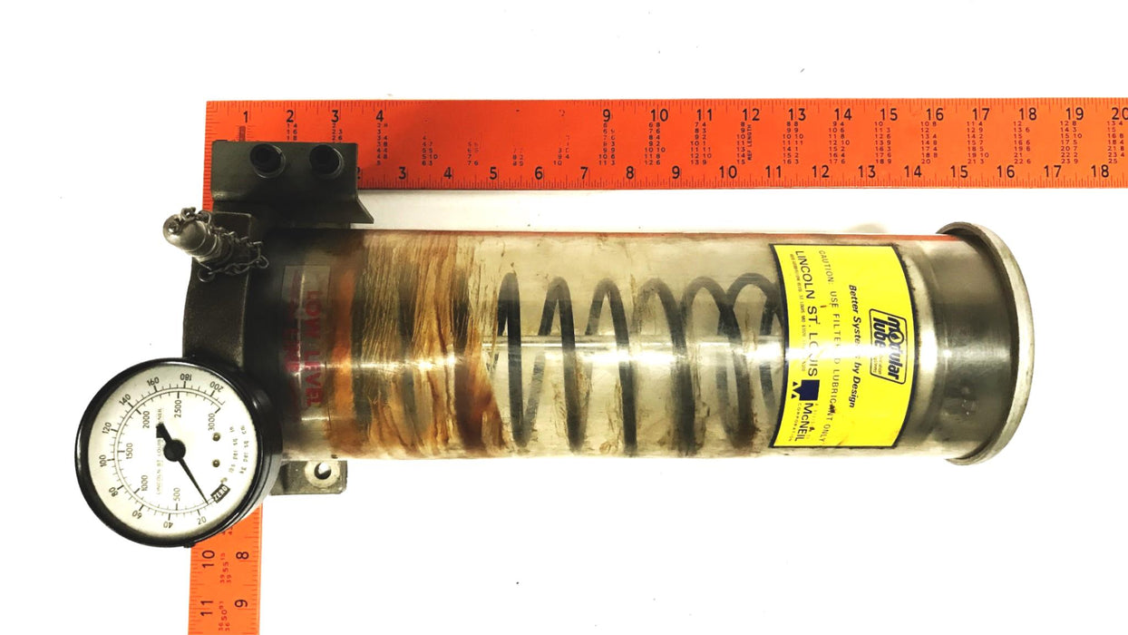 Lincoln Industrial Modular Reservoir for Lincoln Lubricating Systems 87403 USED