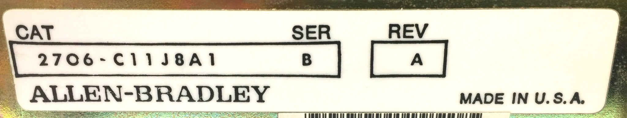 AB Dataliner DL30 2706-C11J8A1 Ser.B/Rev.A (Missing Digital Faceplate) USED