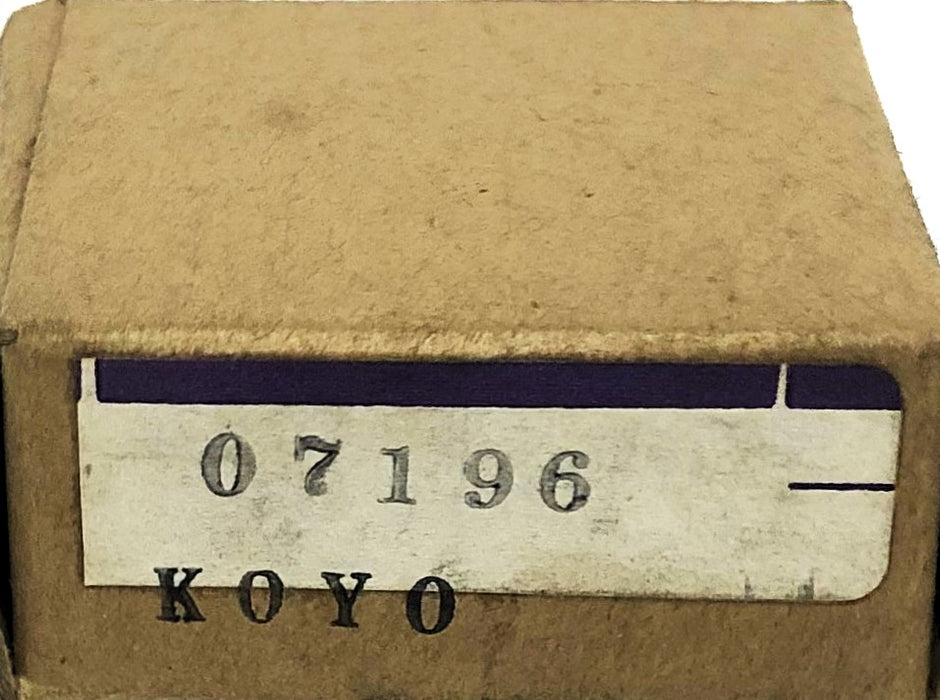 Koyo Bearing Tapered Roller Bearing Cup 07196 [Lot of 4] NOS
