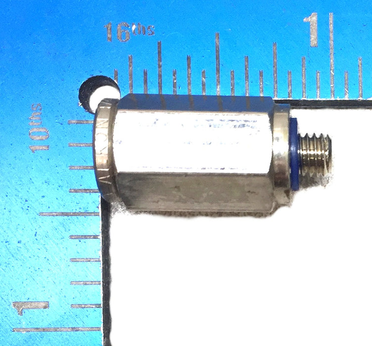 Parker Push-to-Connect 1/4" Tube UNF Fitting: #10-32 Male Thread [Lot of 3] NOS
