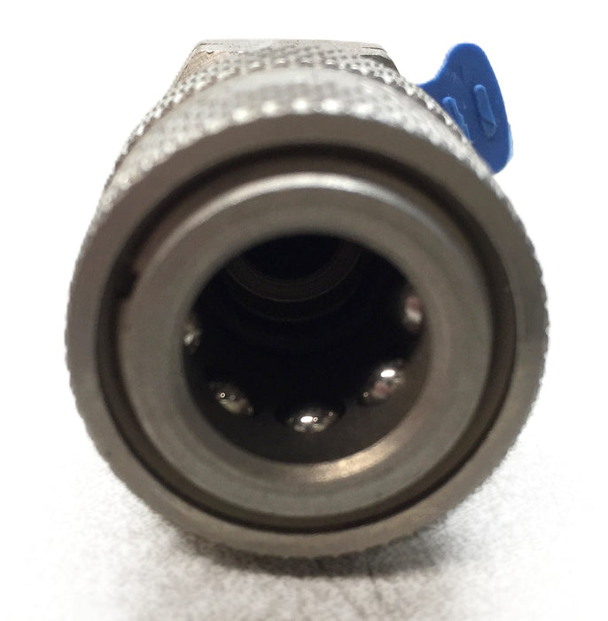 Parker 1/4" Quick Connect Chromium-6 Free Hydraulic Coupling SST-2M NOS