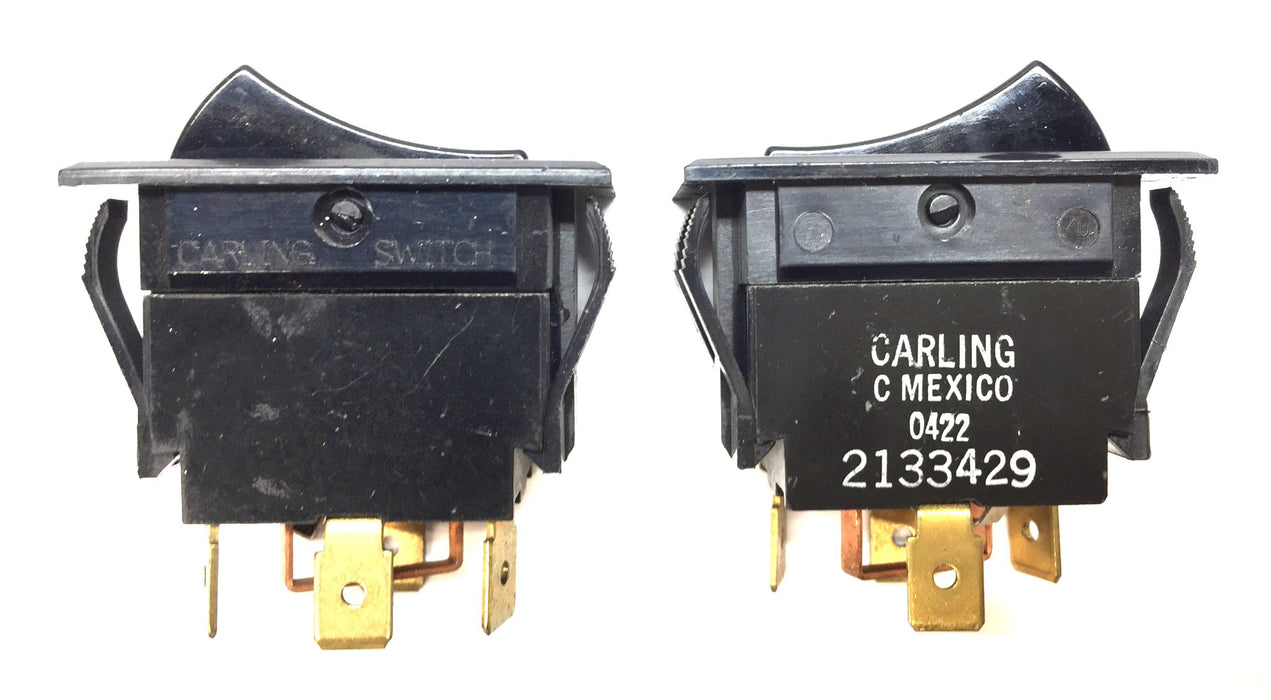 Carling 3-Way High/Low/Park Rocker Switch 2133429 [Lot of 2] NOS