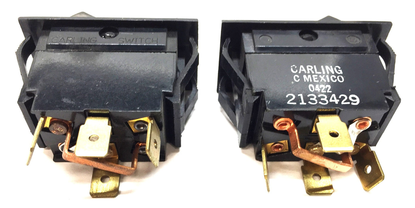 Carling 3-Way High/Low/Park Rocker Switch 2133429 [Lot of 2] NOS
