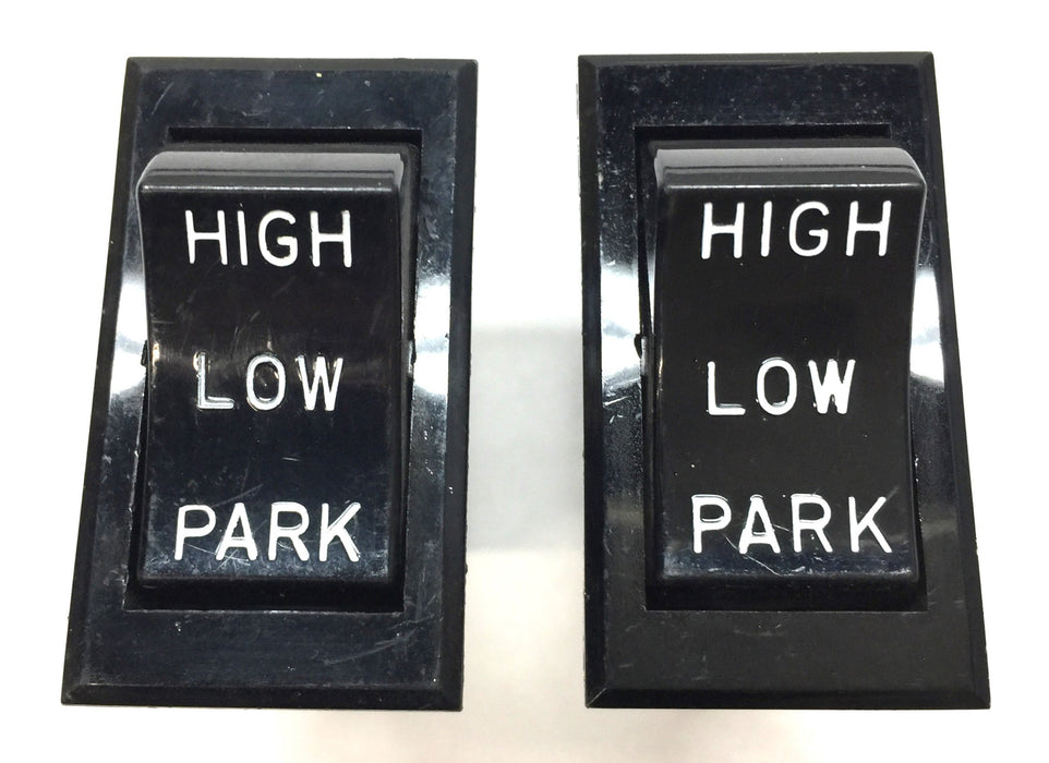 Carling 3-Way High/Low/Park Rocker Switch 2133429 [Lot of 2] NOS