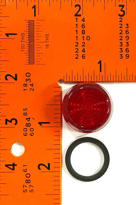 Allen-Bradley Optic Pilot Light Lens (Red) with Gasket 800E-APL4 [Lot of 2] NOS