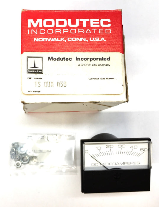 Modutec Microamperes Panel Meter IS DUR 050 NOS