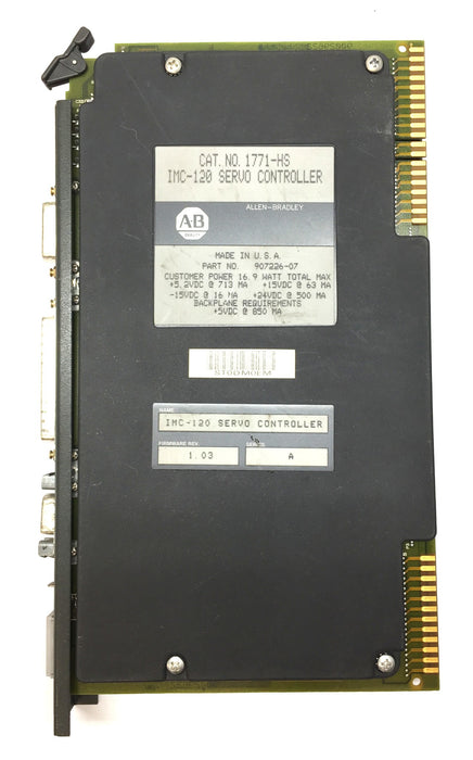 Allen-Bradley IMC-120 Servo Controller 1771-HS Firm Rev.1.03/Ser.A (907226) USED