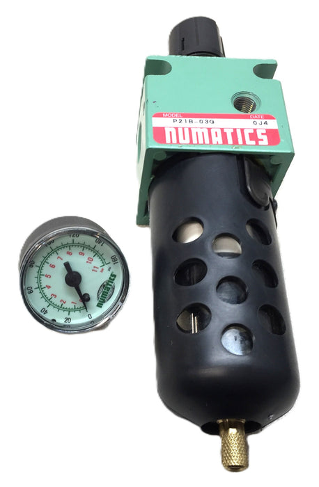 Fedco Numatics Pneumatic Filter and Regulator Assembly P21B-03G NOS