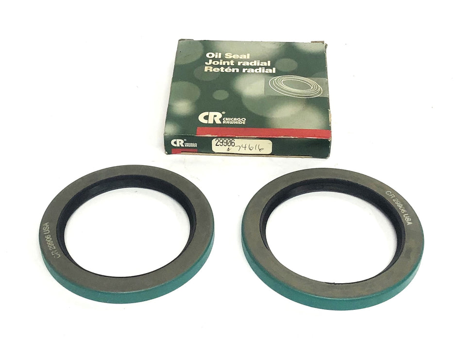 Chicago Rawhide Oil Seal 29906 [Lot of 2] NOS