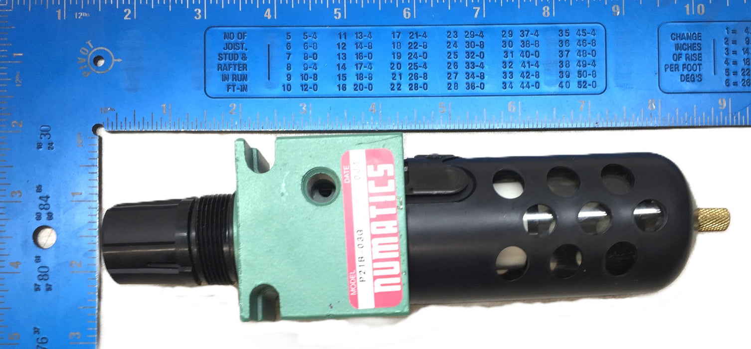 Fedco Numatics Pneumatic Filter and Regulator Assembly P21B-03G NOS