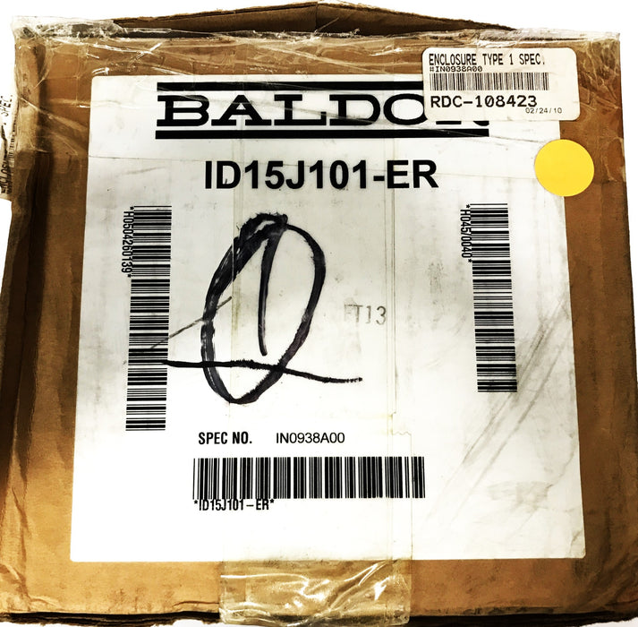 Baldor Adjustable Speed Drive Inverter/Controller ID15J101-ER NOS
