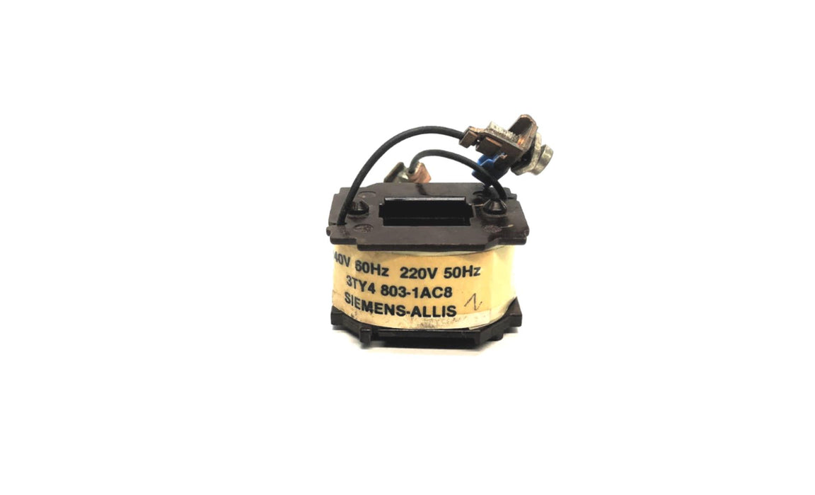 Siemens-Allis 240V/60Hz 220V/50Hz Coil 3TY4 803-1AC8 USED