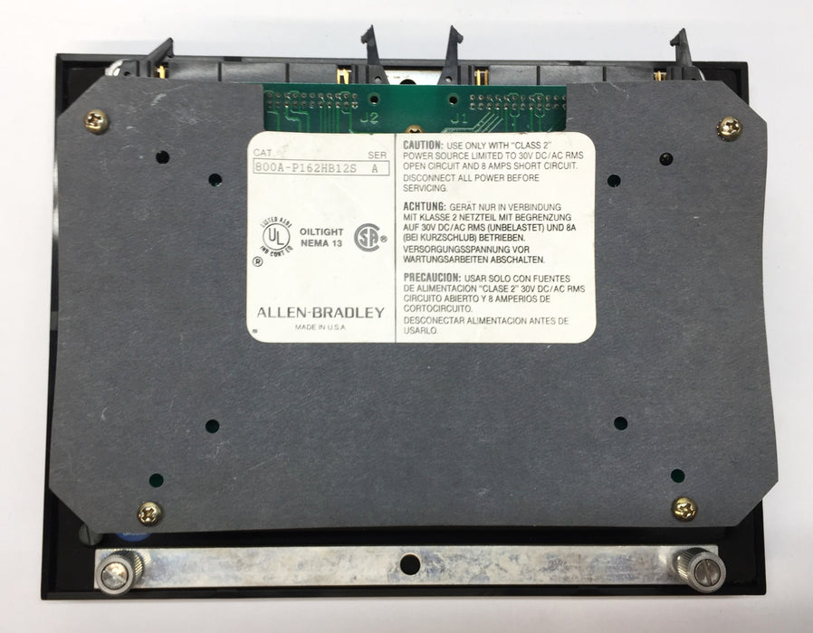 Allen-Bradley Lighted Control Interface Board 800A-P162HB12S USED