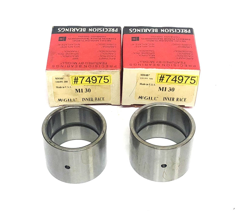 McGill Needle Roller Bearing Inner Race MI30 [Lot of 2] NOS